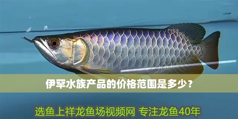 伊罕水族產品的價格范圍是多少？