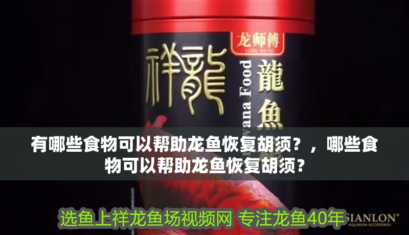 有哪些食物可以幫助龍魚恢復胡須？，哪些食物可以幫助龍魚恢復胡須？