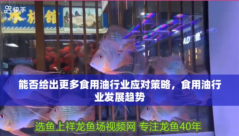 能否給出更多食用油行業(yè)應(yīng)對策略，食用油行業(yè)發(fā)展趨勢