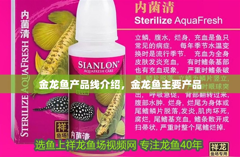 金龍魚產品線介紹，金龍魚主要產品