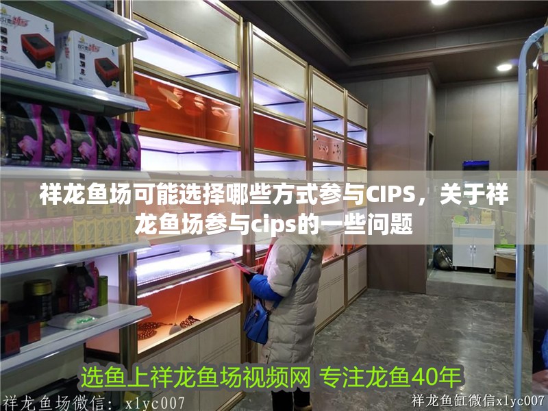 祥龍魚場可能選擇哪些方式參與CIPS，關于祥龍魚場參與cips的一些問題