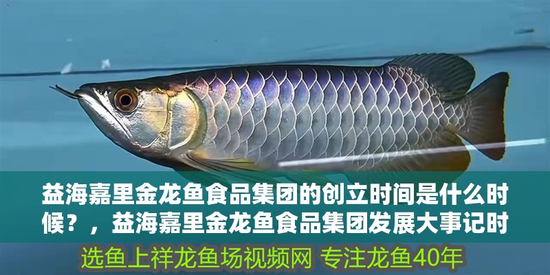 益海嘉里金龍魚食品集團的創立時間是什么時候？，益海嘉里金龍魚食品集團發展大事記時間線 益海嘉里金龍魚食品集團的創立時間是什么時候？，益海嘉里金龍魚食品集團發展大事記時間線 龍魚百科