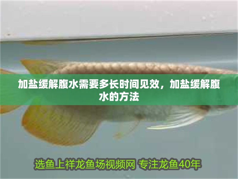 加鹽緩解腹水需要多長(zhǎng)時(shí)間見(jiàn)效，加鹽緩解腹水的方法