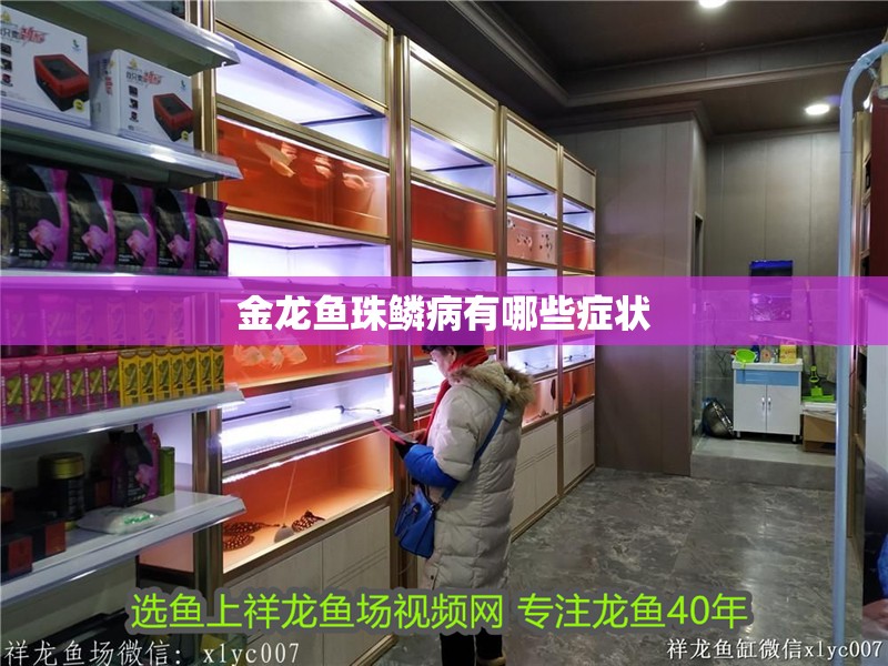 金龍魚珠鱗病有哪些癥狀