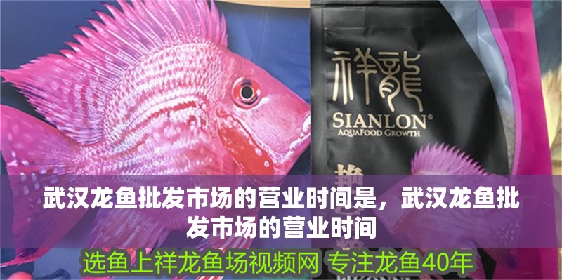 武漢龍魚批發(fā)市場(chǎng)的營(yíng)業(yè)時(shí)間是，武漢龍魚批發(fā)市場(chǎng)的營(yíng)業(yè)時(shí)間