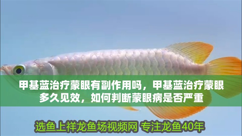 甲基藍治療蒙眼有副作用嗎，甲基藍治療蒙眼多久見效，如何判斷蒙眼病是否嚴重