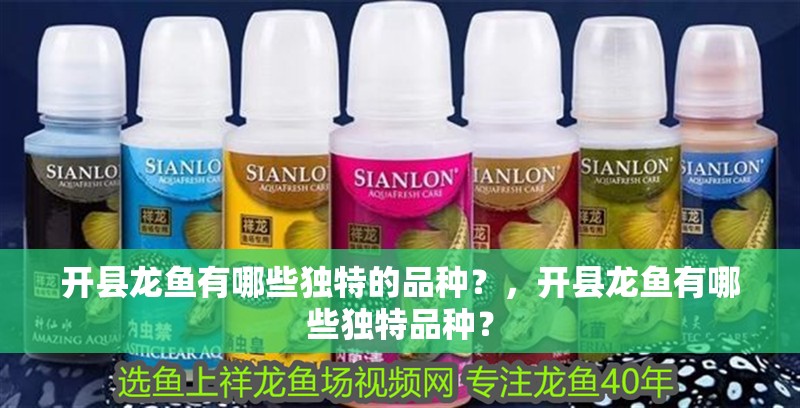 開縣龍魚有哪些獨特的品種？，開縣龍魚有哪些獨特品種？