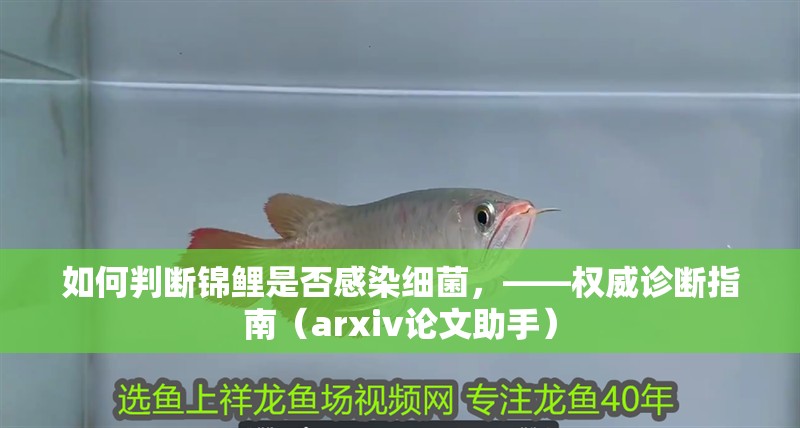 如何判斷錦鯉是否感染細菌，——權威診斷指南（arxiv論文助手）