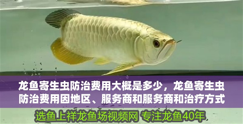 龍魚寄生蟲防治費用大概是多少，龍魚寄生蟲防治費用因地區、服務商和服務商和治療方式而異