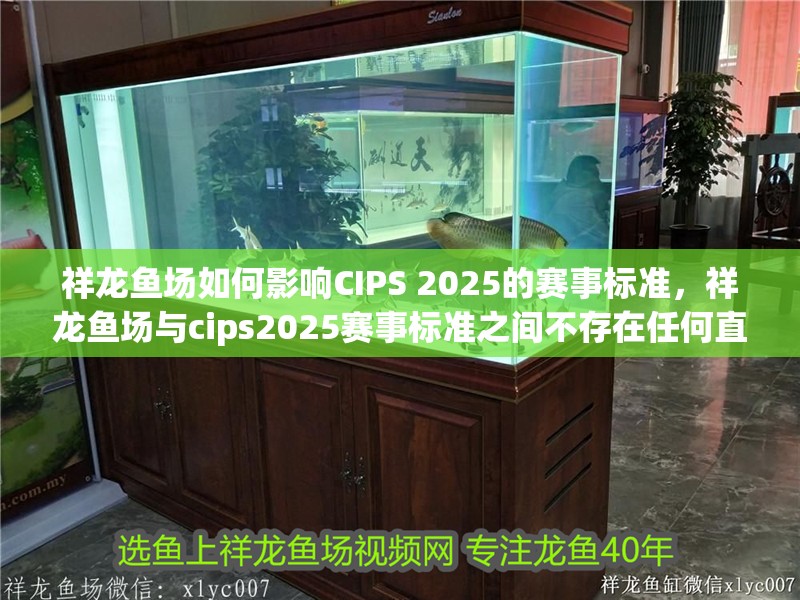 祥龍魚場如何影響CIPS 2025的賽事標準，祥龍魚場與cips2025賽事標準之間不存在任何直接關聯