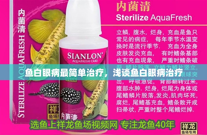魚白眼病最簡單治療，淺談魚白眼病治療