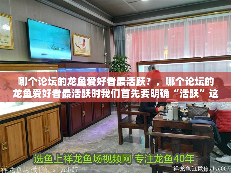 哪個論壇的龍魚愛好者最活躍？，哪個論壇的龍魚愛好者最活躍時我們首先要明確“活躍”這一概念