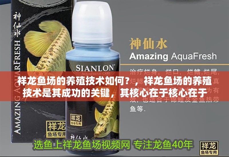 祥龍魚場的養殖技術如何？，祥龍魚場的養殖技術是其成功的關鍵，其核心在于核心在于