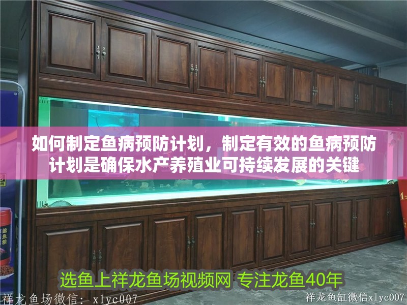 如何制定魚病預防計劃,制定有效的魚病預防計劃是確保水產養殖業可持續發展的關鍵
