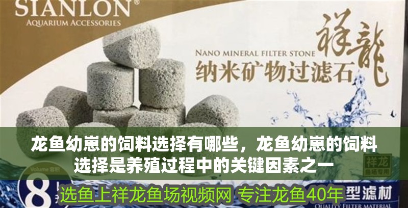 龍魚幼崽的飼料選擇有哪些，龍魚幼崽的飼料選擇是養殖過程中的關鍵因素之一