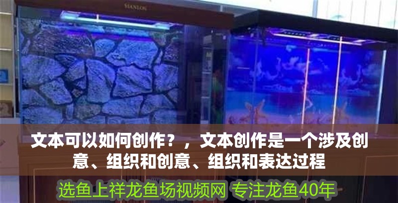 文本可以如何創作？，文本創作是一個涉及創意、組織和創意、組織和表達過程