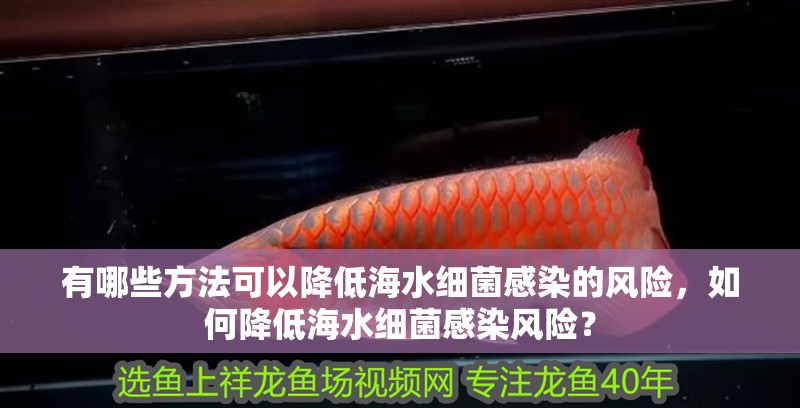 有哪些方法可以降低海水細(xì)菌感染的風(fēng)險(xiǎn)，如何降低海水細(xì)菌感染風(fēng)險(xiǎn)？