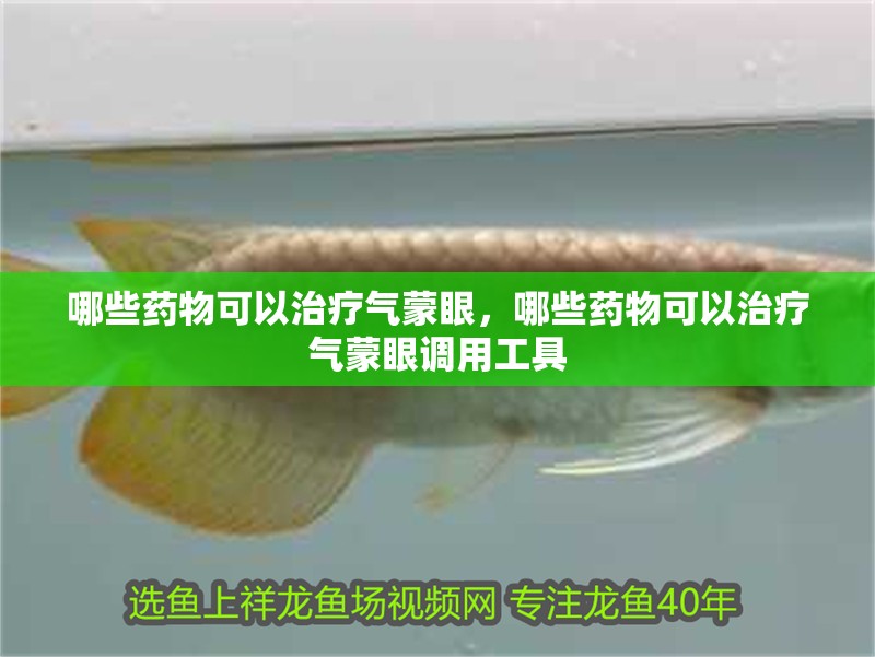 哪些藥物可以治療氣蒙眼，哪些藥物可以治療氣蒙眼調(diào)用工具