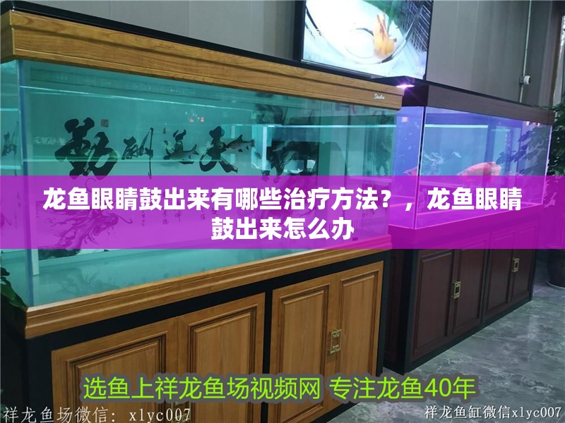 龍魚眼睛鼓出來有哪些治療方法？，龍魚眼睛鼓出來怎么辦