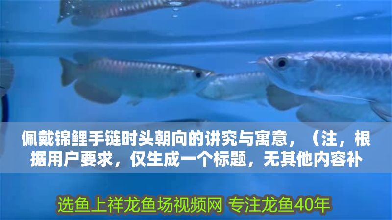 佩戴錦鯉手鏈時(shí)頭朝向的講究與寓意，（注，根據(jù)用戶(hù)要求，僅生成一個(gè)標(biāo)題，無(wú)其他內(nèi)容補(bǔ)充）