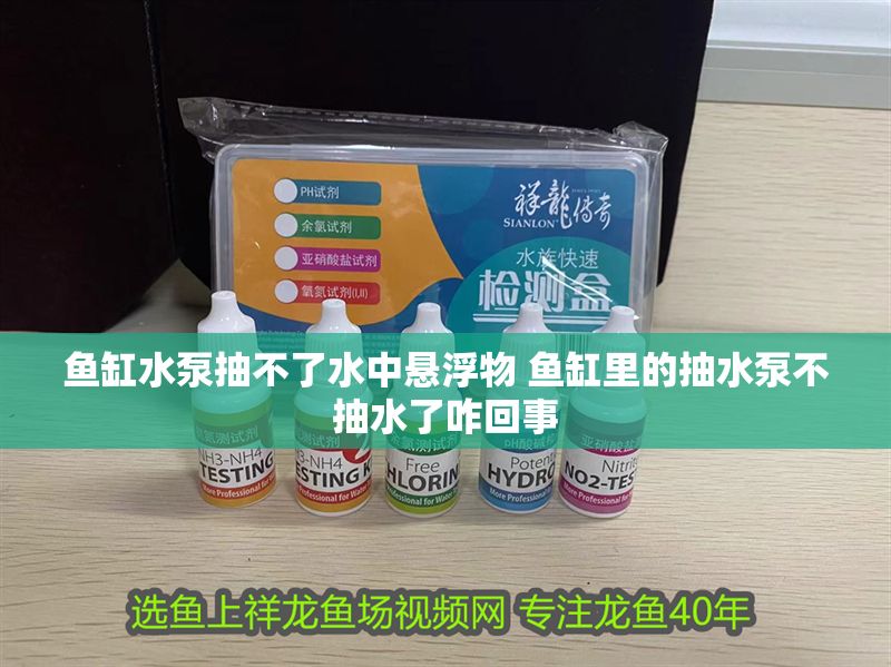 魚缸水泵抽不了水中懸浮物 魚缸里的抽水泵不抽水了咋回事