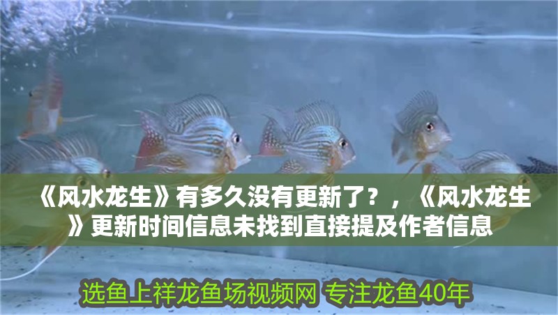 《風水龍生》有多久沒有更新了？，《風水龍生》更新時間信息未找到直接提及作者信息
