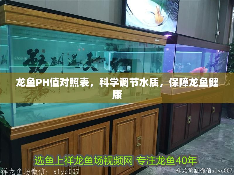 龍魚PH值對照表，科學調節水質，保障龍魚健康
