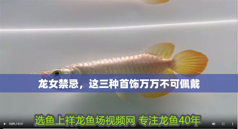 龍女禁忌，這三種首飾萬萬不可佩戴