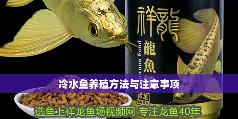 冷水魚養殖方法與注意事項 龍魚百科 第1張 冷水魚養殖方法與注意事項 冷水魚養殖方法與注意事項 龍魚百科 第1張