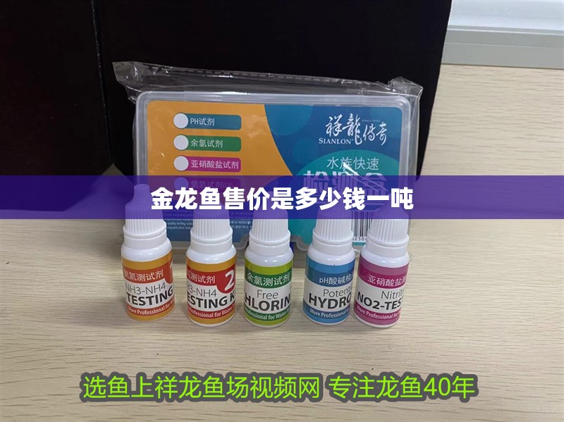 金龍魚售價是多少錢一噸