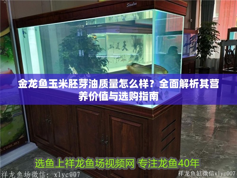 金龍魚玉米胚芽油質量怎么樣？全面解析其營養價值與選購指南