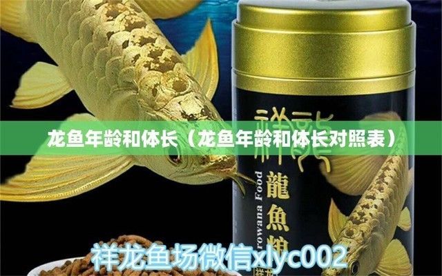 龍魚年齡和體長，龍魚年齡和體長之間存在一定的關(guān)系