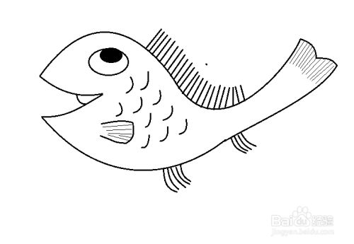 龍魚怎么畫簡單，如何給龍魚上色，龍魚繪畫常見錯誤