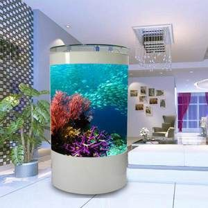 半圓魚缸過濾示意圖，半圓魚缸過濾器安裝教程