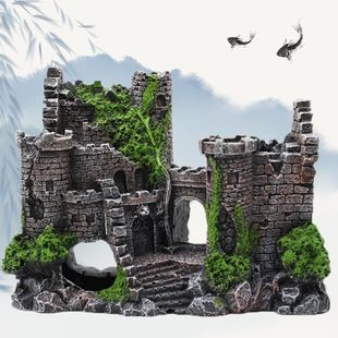 歐式魚缸造景圖片：歐式風格魚缸造景圖片展示