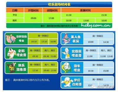 水族館開館時間表（上海海洋水族館不同水族館的開館時間表詳細信息）