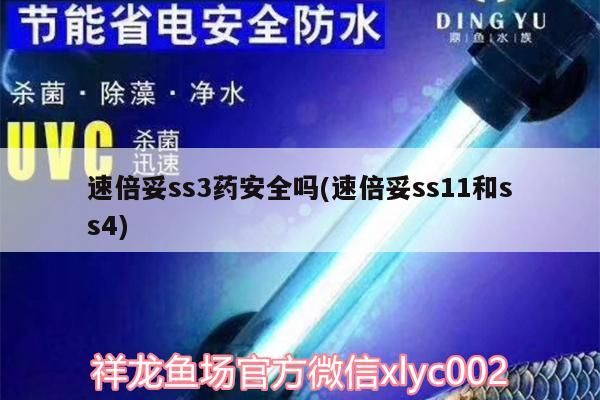 速倍妥ss3藥安全嗎(速倍妥ss11和ss4)