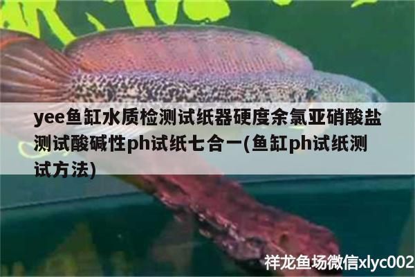 yee魚缸水質(zhì)檢測試紙器硬度余氯亞硝酸鹽測試酸堿性ph試紙七合一(魚缸ph試紙測試方法)