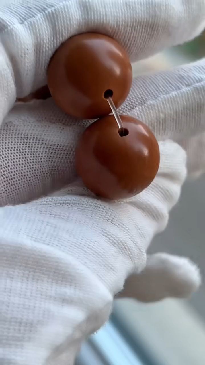 橄欖核正圓光珠