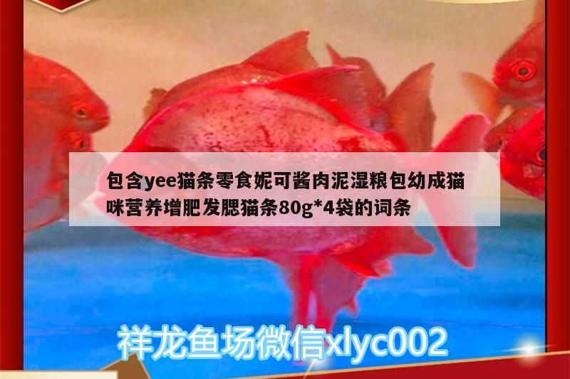 包含yee貓條零食妮可醬肉泥濕糧包幼成貓咪營養(yǎng)增肥發(fā)腮貓條80g