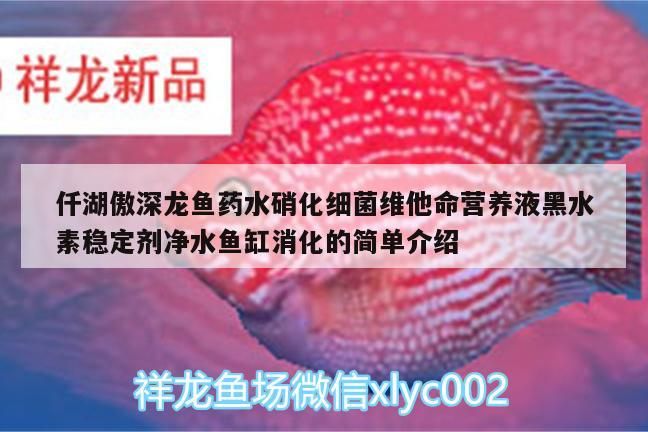 仟湖傲深龍魚藥水硝化細菌維他命營養液黑水素穩定劑凈水魚缸消化的簡單介紹