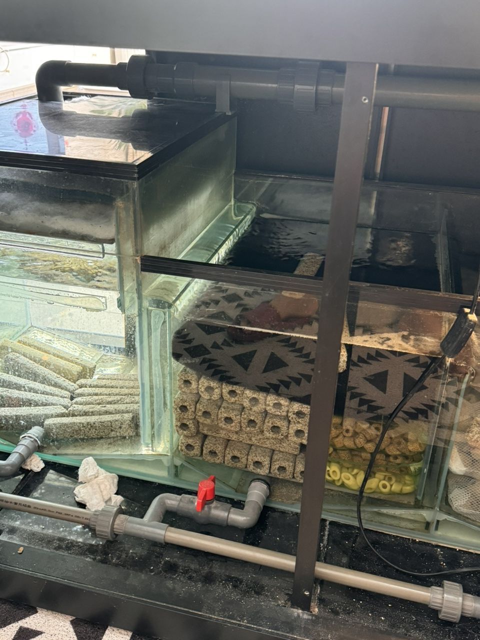 彩蝶魚缸，龍潭新兵2米×750