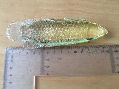 金龍魚擺件，寓意財富吉祥，象征尊貴與好運