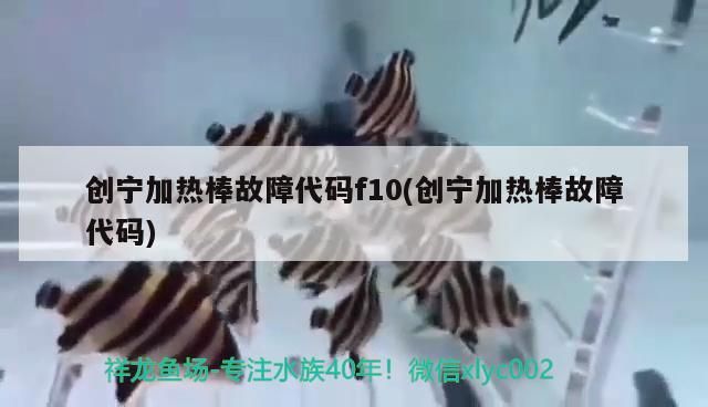 創寧加熱棒故障代碼f10(創寧加熱棒故障代碼)