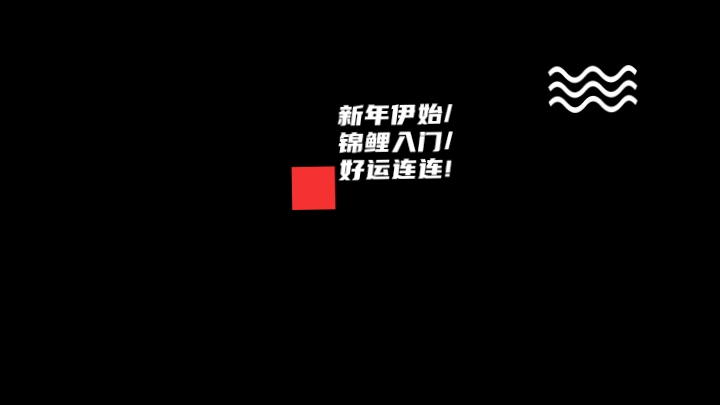 新年伊始，錦鯉入門，好運(yùn)連連