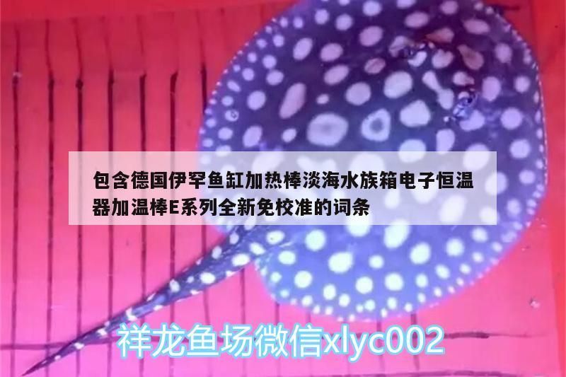 包含德國伊罕魚缸加熱棒淡海水族箱電子恒溫器加溫棒E系列全新免校準(zhǔn)的詞條