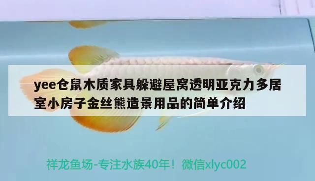 yee倉鼠木質家具躲避屋窩透明亞克力多居室小房子金絲熊造景用品的簡單介紹