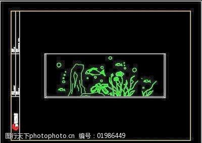 cad魚缸平面圖怎么畫的：cad中畫出魚缸平面圖的步驟如下：cad制圖技巧