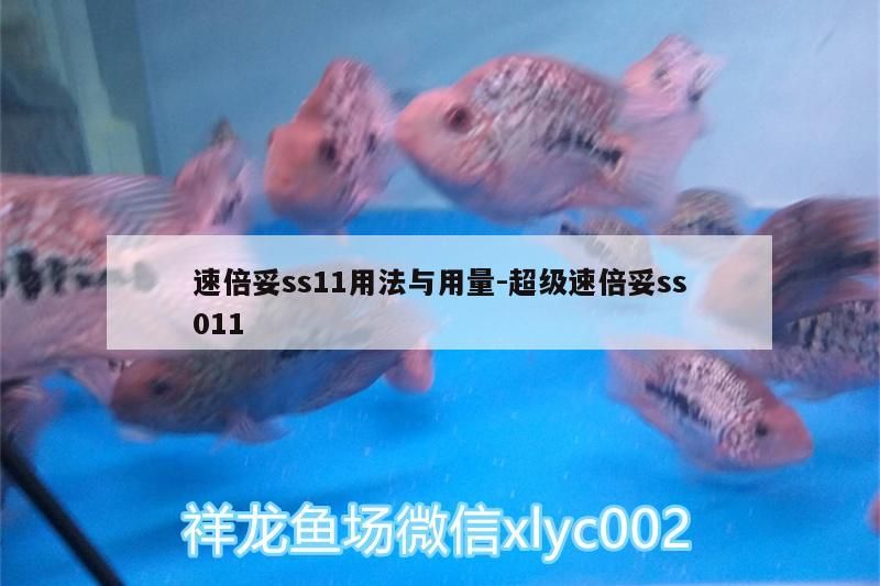 速倍妥ss11用法與用量:超級(jí)速倍妥ss011
