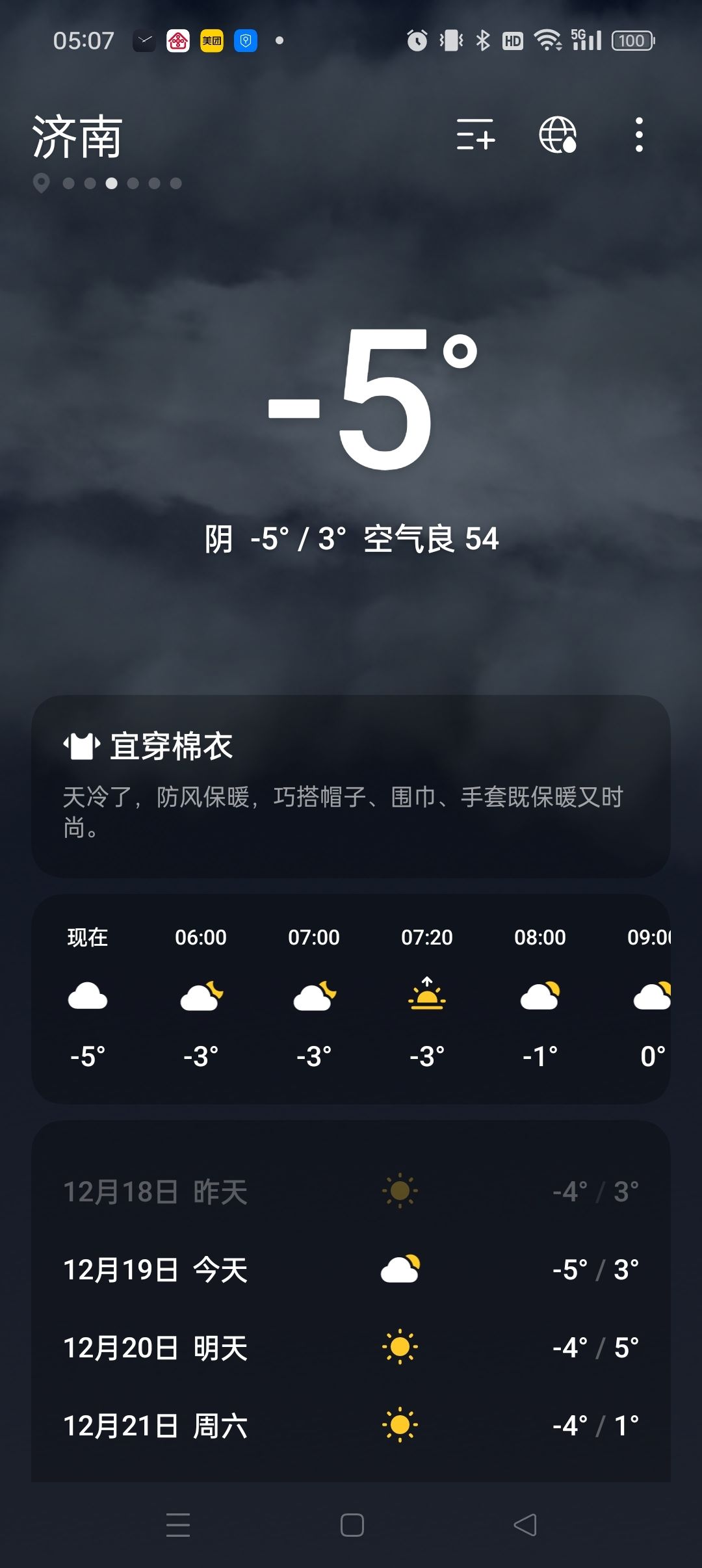 濟(jì)南的冬天夠冷的